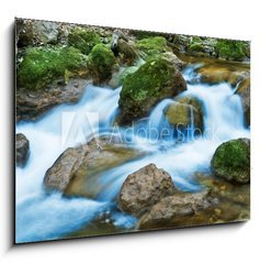 Sklenn obraz 1D - 100 x 70 cm F_E15658683 - waterfall