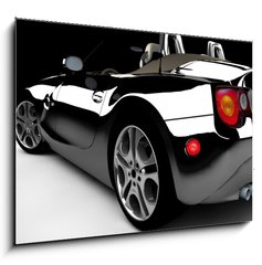 Obraz 1D - 100 x 70 cm F_E15700526 - Black car