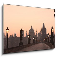 Obraz   prague charles bridge, 100 x 70 cm