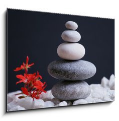 Sklenn obraz 1D - 100 x 70 cm F_E15945118 - Stones with Reiki energy