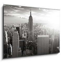 Obraz 1D - 100 x 70 cm F_E16364869 - New York skyline