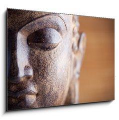 Sklenn obraz 1D - 100 x 70 cm F_E16802641 - Statue de bouddha - Socha de bouddha