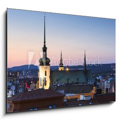 Obraz 1D - 100 x 70 cm F_E172816175 - Old town of Brno as seen from the town hall tower.