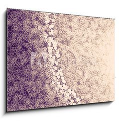 Obraz 1D - 100 x 70 cm F_E176290774 - hearts background illustration