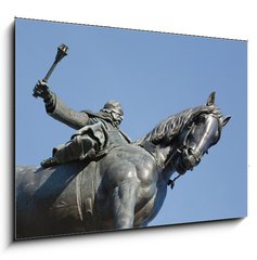 Sklenn obraz 1D - 100 x 70 cm F_E176625690 - Monument in Prague - Pamtnk v Praze