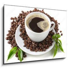 Sklenn obraz 1D - 100 x 70 cm F_E17757342 - Coffee