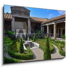 Sklenn obraz 1D - 100 x 70 cm F_E189289165 - Italy Calabria pompeii ruins - Itlie ruiny Kalbrie pompeii