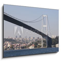 Obraz 1D - 100 x 70 cm F_E19286238 - Erste Bosporusbr cke in Istanbul - T rkei