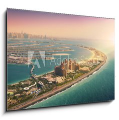 Obraz   Palm Island in Dubai, aerial view, 100 x 70 cm