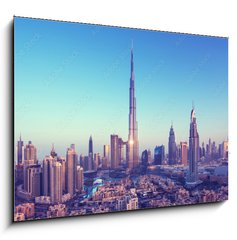 Obraz 1D - 100 x 70 cm F_E204287935 - Dubai skyline, United Arab Emirates