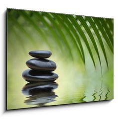 Sklenn obraz 1D - 100 x 70 cm F_E20832256 - Zen stones