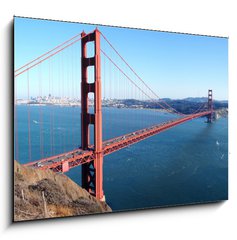 Obraz 1D - 100 x 70 cm F_E22498511 - San Francisco - Golden Gate Bridge