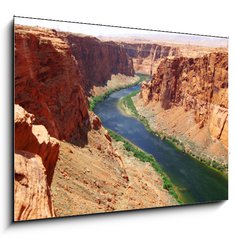 Obraz 1D - 100 x 70 cm F_E22502717 - Classic nature of America -  Colorado river close to Glen canyon - Klasick povaha Ameriky