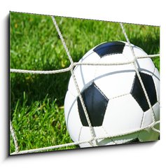 Sklenn obraz 1D - 100 x 70 cm F_E22690758 - Fu ball Tor / Soccer Goal