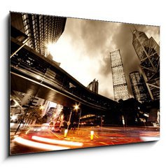 Obraz   Fast moving cars at night, 100 x 70 cm