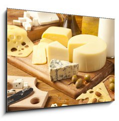 Obraz 1D - 100 x 70 cm F_E24067858 - cheese