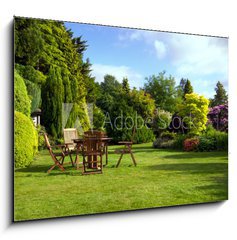 Sklenn obraz 1D - 100 x 70 cm F_E24338253 - English Garden