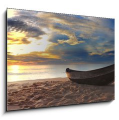 Obraz 1D - 100 x 70 cm F_E24381482 - Beach panorama