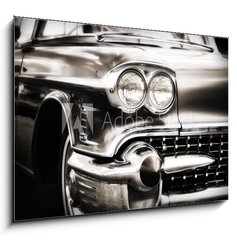 Sklenn obraz 1D - 100 x 70 cm F_E24978437 - American Classic Caddilac Automobile Car.