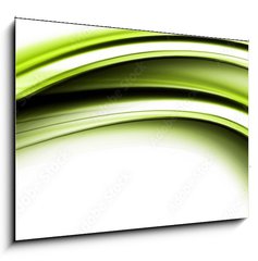 Obraz 1D - 100 x 70 cm F_E251248336 - Abstract eco wave panorama background design illustration