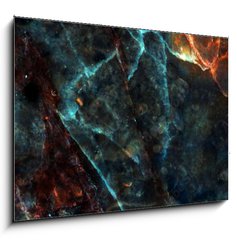 Obraz 1D - 100 x 70 cm F_E258768972 - black marble texture