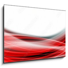 Obraz 1D - 100 x 70 cm F_E260622616 - Abstract elegant romantic wave panorama background design illustration