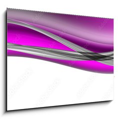 Obraz 1D - 100 x 70 cm F_E260626950 - Abstract elegant romantic wave panorama background design illustration with space for text