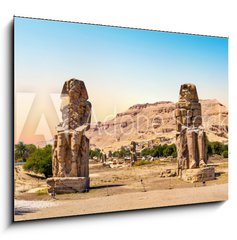 Obraz   The Colossi of Memnon, 100 x 70 cm
