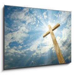Obraz   cross against the sky, 100 x 70 cm
