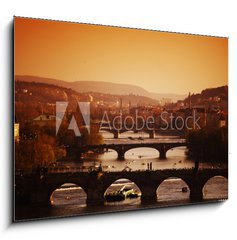 Obraz 1D - 100 x 70 cm F_E30150697 - charles bridge