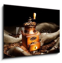 Sklenn obraz 1D - 100 x 70 cm F_E30934088 - Coffee Mill