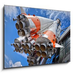 Obraz 1D - 100 x 70 cm F_E31858849 - Russian space transport rocket