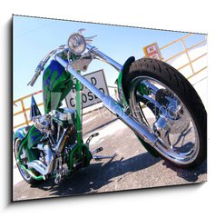 Obraz 1D - 100 x 70 cm F_E3207273 - custom chopper - vlastn vrtulnk