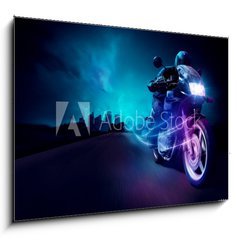 Sklenn obraz 1D - 100 x 70 cm F_E33939977 - Motorbike Design