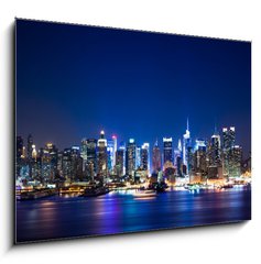 Obraz 1D - 100 x 70 cm F_E34501369 - New York Manhattan skyline - New York panorama Manhattanu