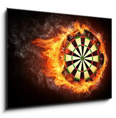 Sklenn obraz 1D - 100 x 70 cm F_E36212218 - Darts Board - ipkov deska