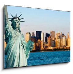 Obraz   New York Manhattan statue de la Libert, 100 x 70 cm