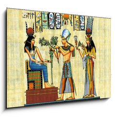 Sklenn obraz 1D - 100 x 70 cm F_E36866709 - Papiro egiziano