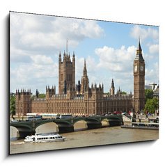 Obraz 1D - 100 x 70 cm F_E39639125 - House of Parliament  in London, UK .