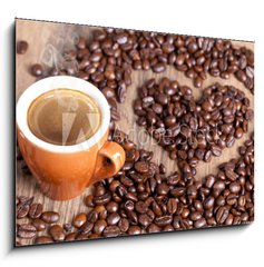 Obraz 1D - 100 x 70 cm F_E40374199 - Coffee love