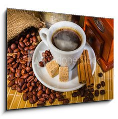 Obraz 1D - 100 x 70 cm F_E41783371 - grinder and other accessories for the coffee