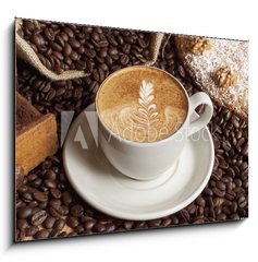 Sklenn obraz 1D - 100 x 70 cm F_E42406289 - kaffee