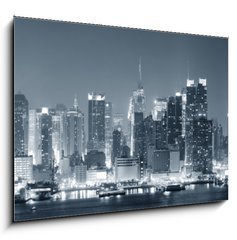 Obraz   New York City Manhattan black and white, 100 x 70 cm