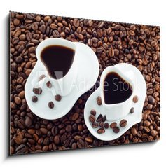 Sklenn obraz 1D - 100 x 70 cm F_E42684004 - Coffee