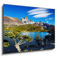 Obraz 1D - 100 x 70 cm F_E42720999 - Mount Fitz Roy, Patagonia, Argentina