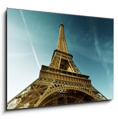 Sklenn obraz 1D - 100 x 70 cm F_E44011733 - Eiffel Tower, Paris, France