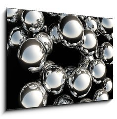 Sklenn obraz 1D - 100 x 70 cm F_E45870995 - 3D Balls - 3D koule
