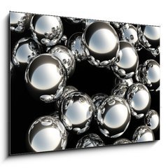 Obraz 1D - 100 x 70 cm F_E45870995 - 3D Balls - 3D koule