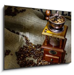 Sklenn obraz 1D - 100 x 70 cm F_E45893761 - coffee mill - kvov mlnek