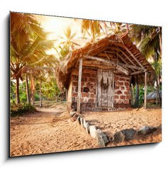 Obraz 1D - 100 x 70 cm F_E46715842 - Tropical village